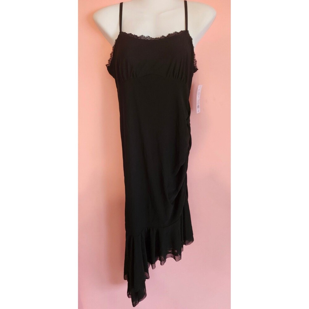 NWT Wild Fable Womens Sleeveless Black Mesh Dress Size M